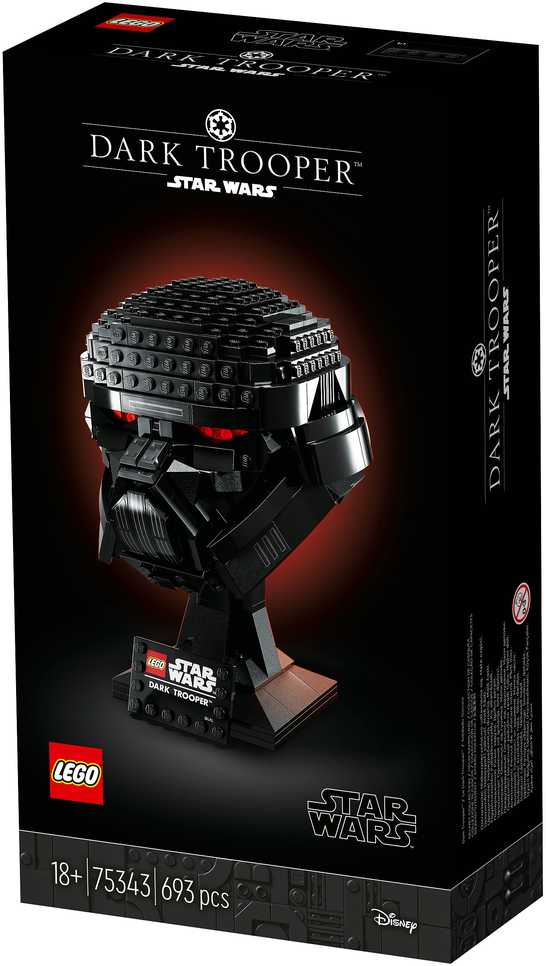 LEGO® Star Wars Tamsiojo kario™ šalmas (75343)