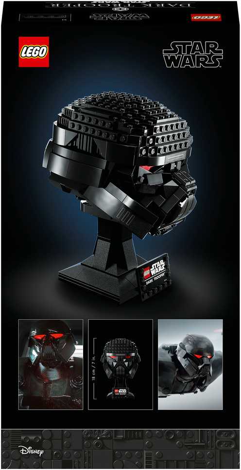 LEGO® Star Wars Tamsiojo kario™ šalmas (75343)