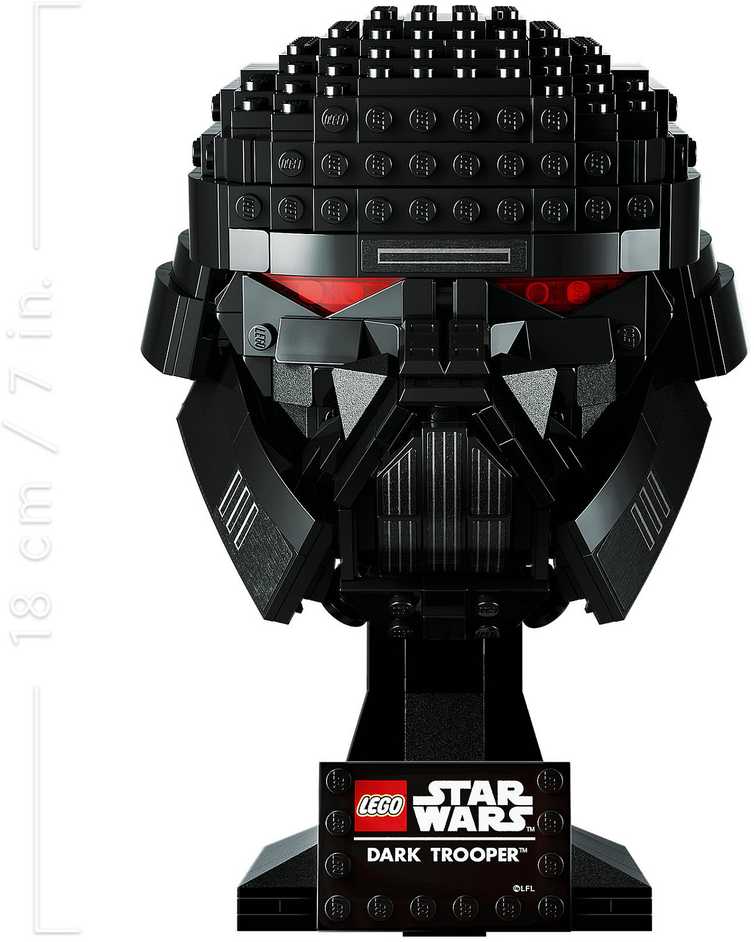 LEGO® Star Wars Tamsiojo kario™ šalmas (75343)