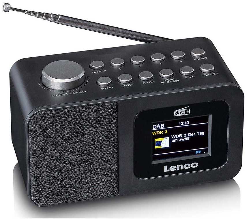 Lenco CR-625BK juoda