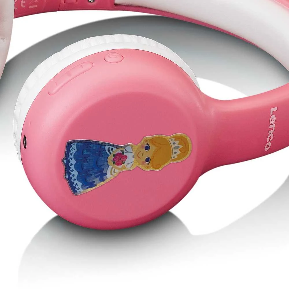 Lenco HPB-110PK Laidinės ir belaidės ausinės su galvos juosta, „Micro USB“, „Bluet“