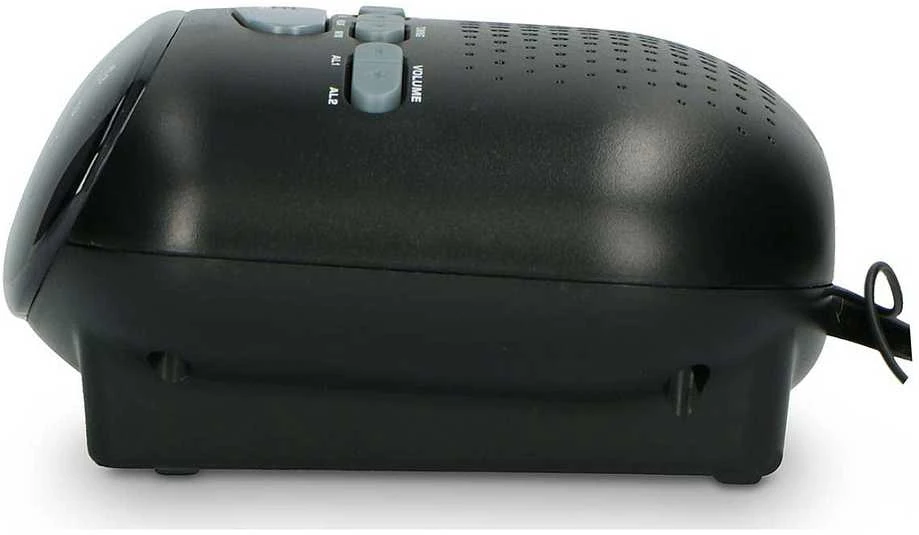 LENCO ICR-210 FM-Uhrenradio & Radiowecker. juodas