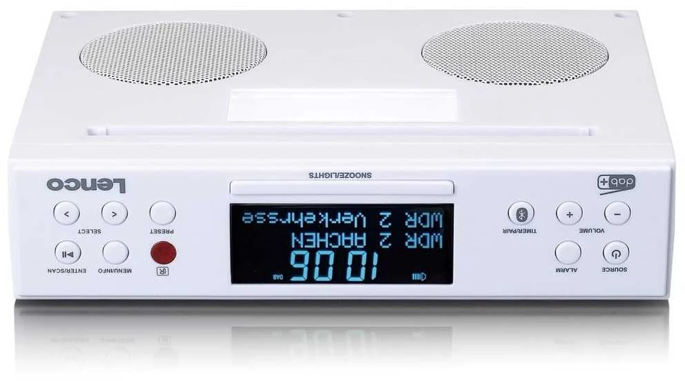 Lenco KCR-190WH - FM/DAB virtuvės radijas su Bluetooth