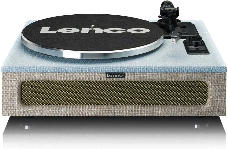 Plokštelių grotuvas Lenco LS-440BUBG, žydros ir pilkos spalvos