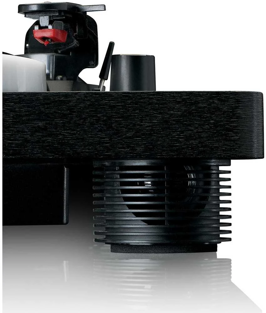 Patefonas Lenco LS-50LED, su spalvotu apšvietimu, juodas