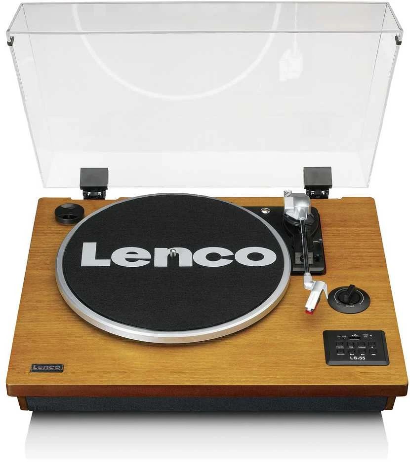 Patefonas Lenco LS-55WA, Graikinio riešuto medienos korpusas