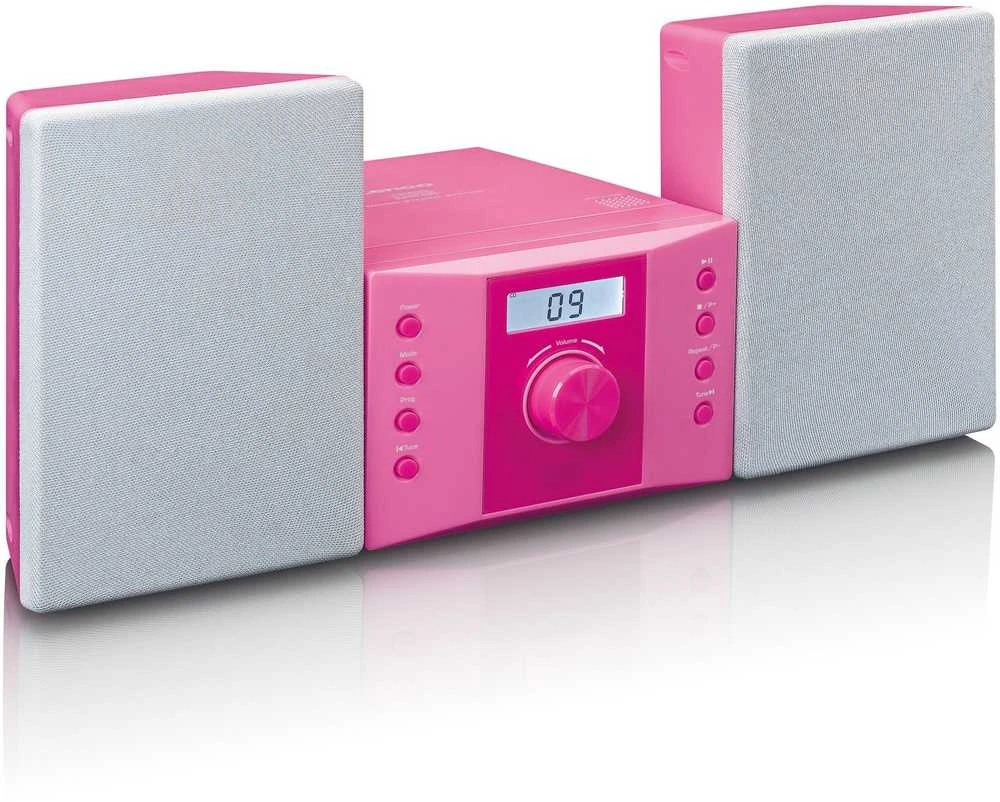 Muzikinis centras Lenco MC-013 rožinė