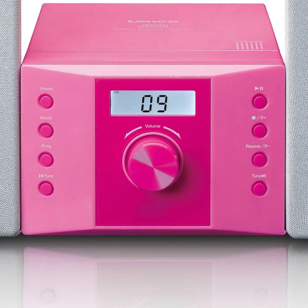 Muzikinis centras Lenco MC-013 rožinė