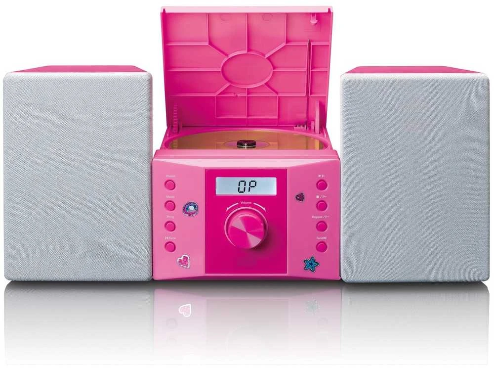 Muzikinis centras Lenco MC-013 rožinė