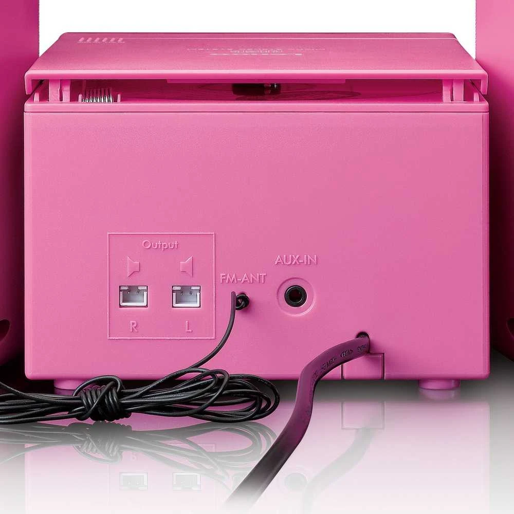Muzikinis centras Lenco MC-013 rožinė