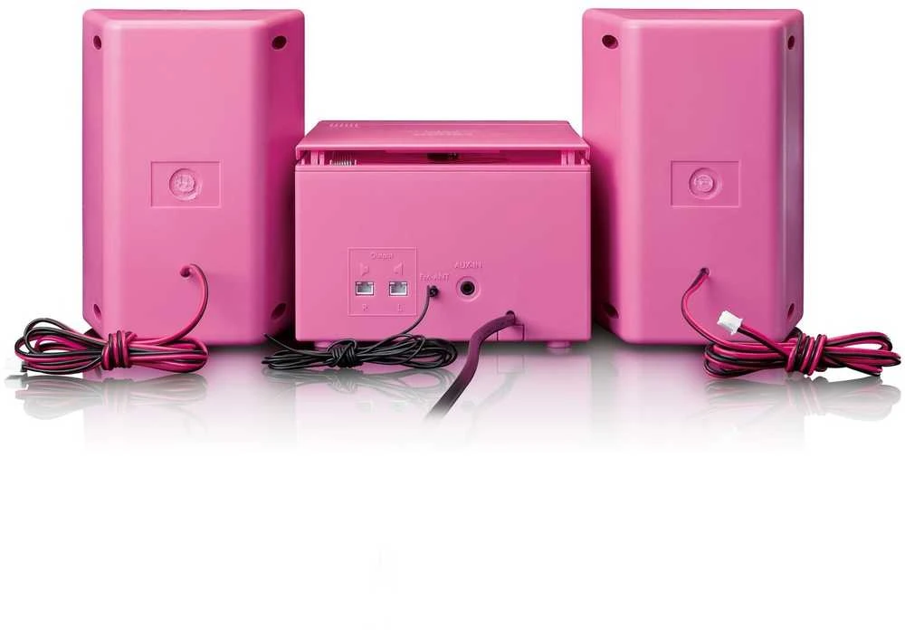 Muzikinis centras Lenco MC-013 rožinė