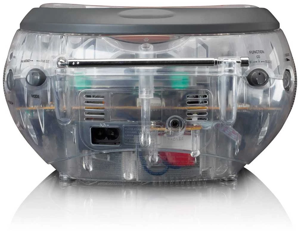 Grotuvas Lenco SCD-24 transparent