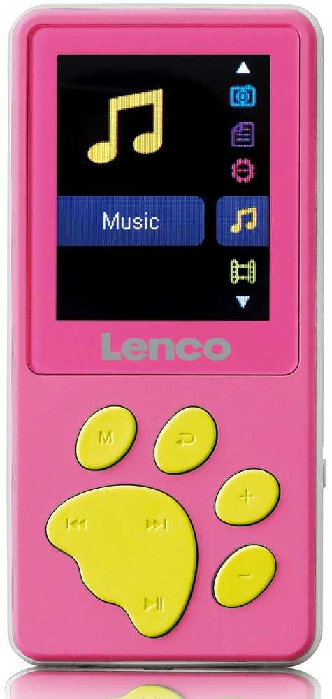 Lenco Xemio-560PK - odtwarzacz mp4, rožinė