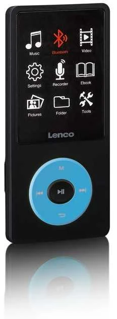 Lenco Xemio-860 MP4 grotuvas su wyświetlaczem akumulator BT 8GB mėlyna