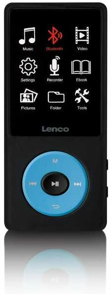 Lenco Xemio-860 MP4 grotuvas su wyświetlaczem akumulator BT 8GB mėlyna