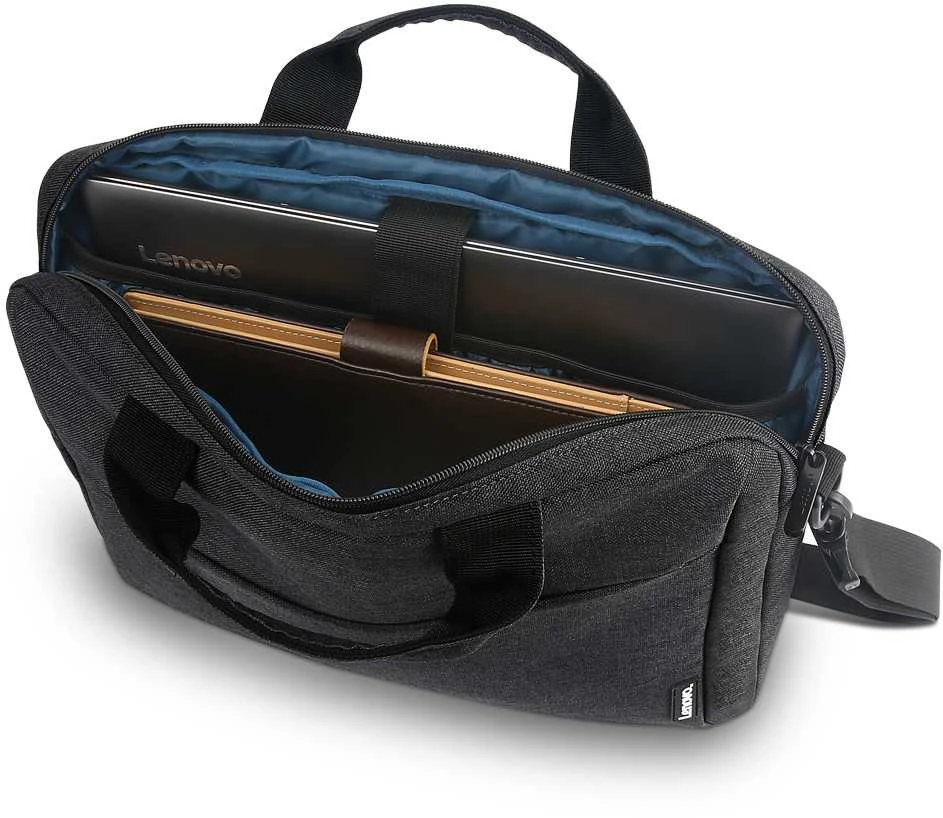 Lenovo | Essential | 16“ nešiojamas nešiojamas kompiuteris T210 (Eco) | Portfelis nešiojimui | Dirželis per petį | Juodas
