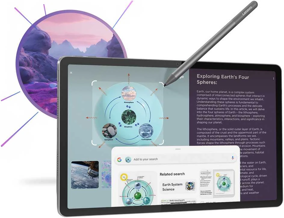 Planšetinis kompiuteris Lenovo Idea Tab 11" Wi-Fi 8GB/128GB Luna Pilkas