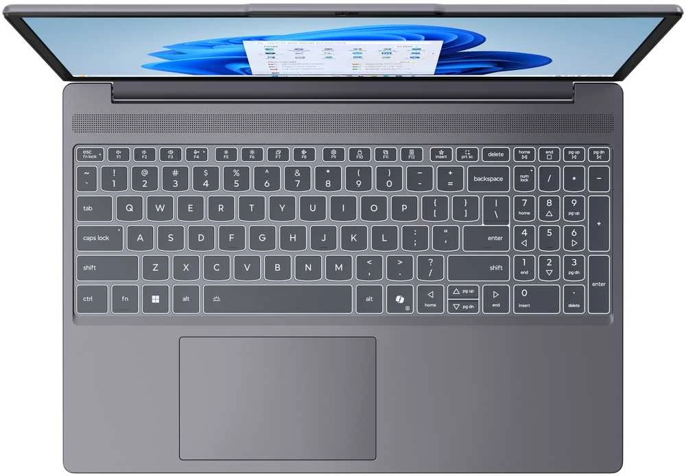Nešiojamas kompiuteris Lenovo IdeaPad Slim 3 15IRH10 | Intel Core i5-13420H, 15.3" WUXGA, 16 GB RAM, 1 TB SSD, Windows 11 Home | Pilkas