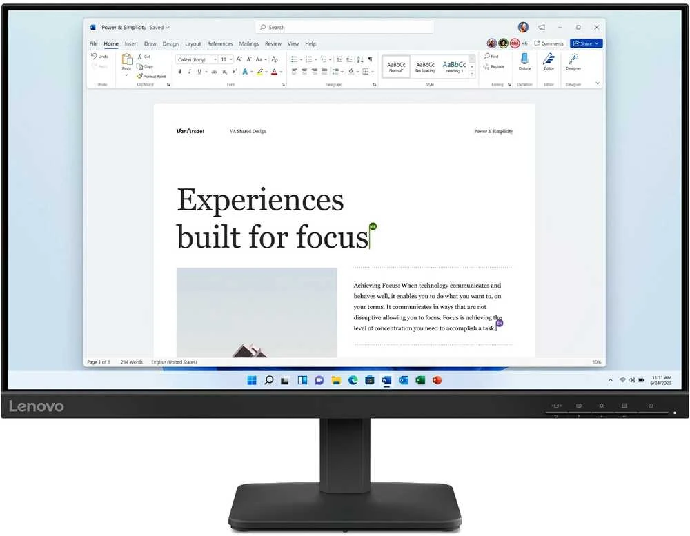 Lenovo L24-4e - 100Hz | Full HD | 24"