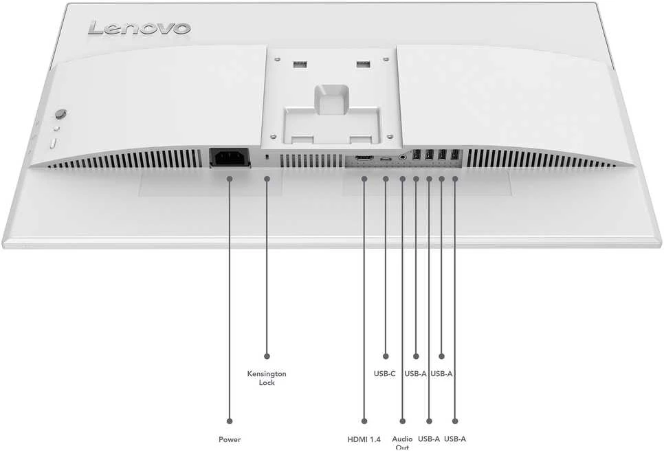 Lenovo L24D-4C computer monitorius 60.5 cm (23.8") 1920 x 1080 pikselių Full HD LCD Pilkas