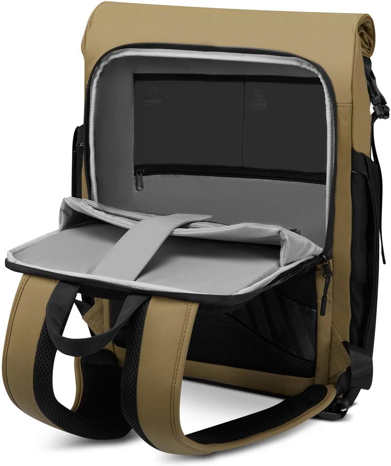 Lenovo GX41U39298 laptop case 40.6 cm (16") Backpack Juodas, Geltona