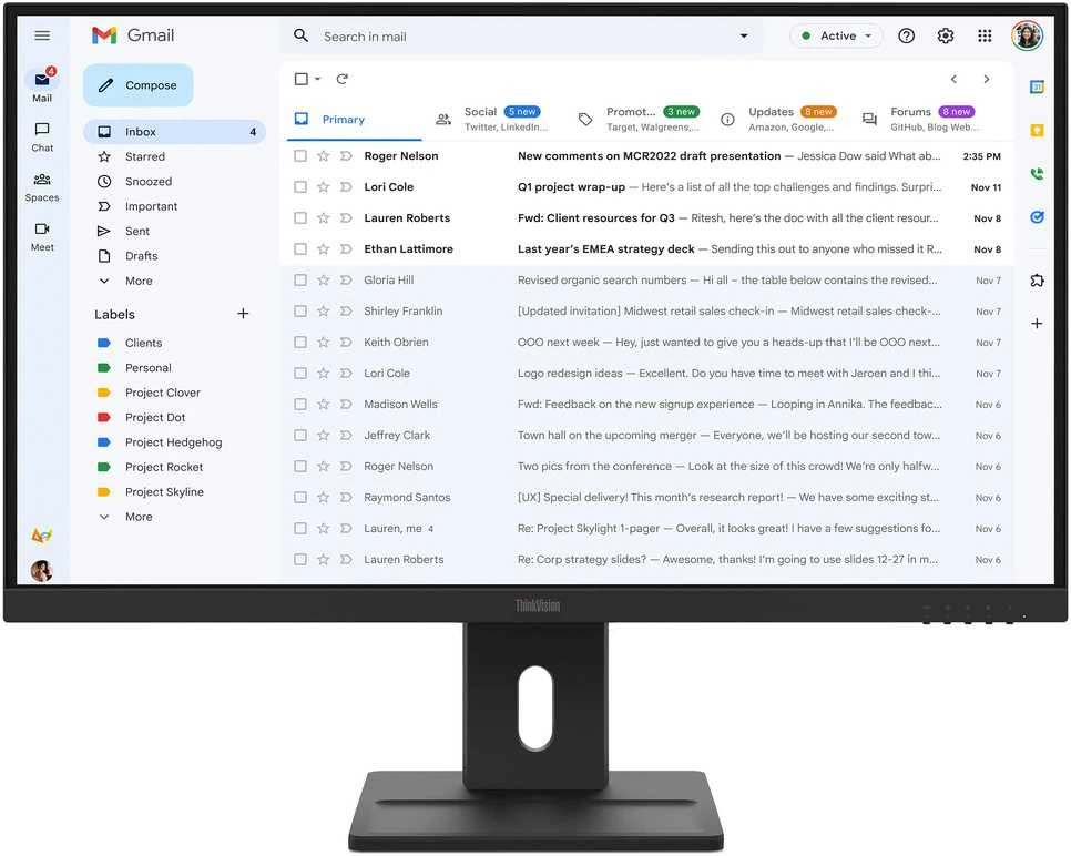 Monitorius Lenovo | ThinkVision E27-40 | 27 " | IPS | 16:9 | 100 Hz | 4 ms | 1920 x 1080 pikselių | 300 cd/m² | HDMI jungtys quantity 1 | Garantija 36 mėn.