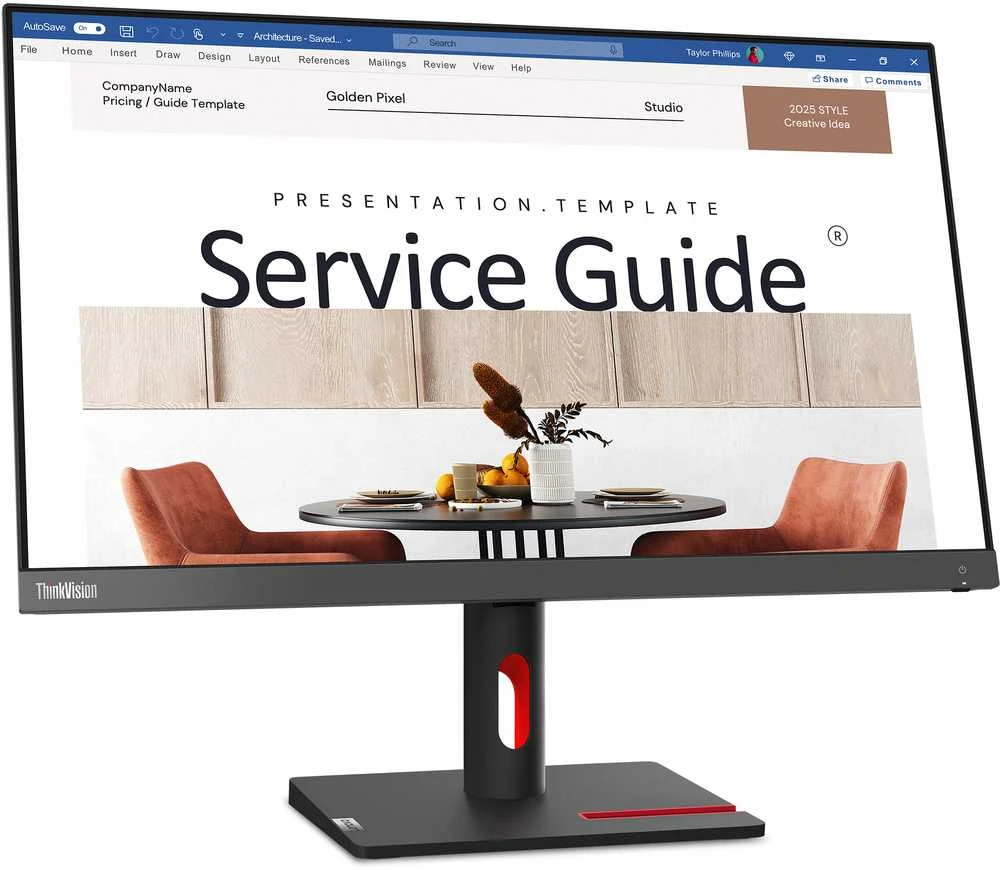Monitorius „Lenovo ThinkVision S24i“ – 100 Hz | „Full HD“ | 24 colių | IPS | 4 ms