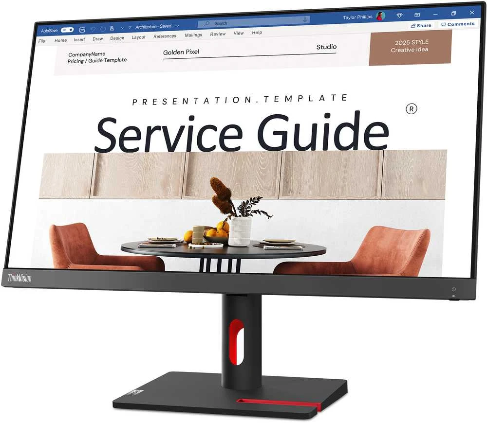 Monitorius „Lenovo ThinkVision S24i“ – 100 Hz | „Full HD“ | 24 colių | IPS | 4 ms