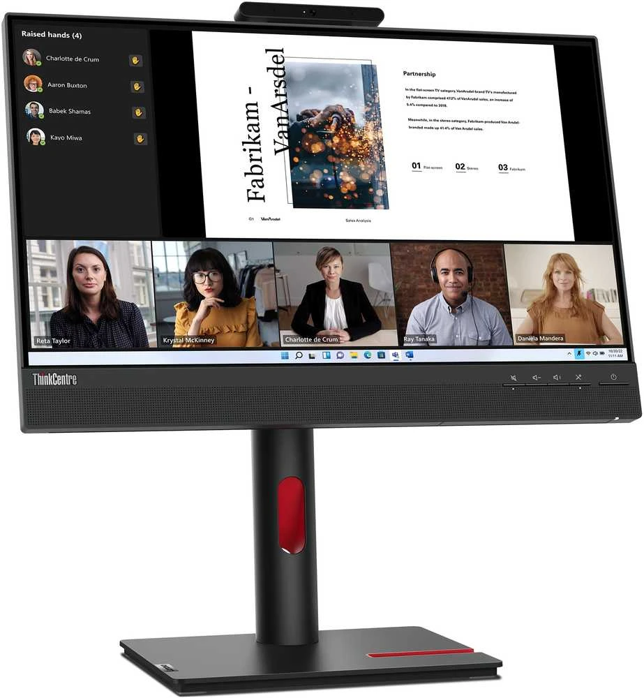 Monitorius Lenovo ThinkCentre TiO 22 Gen5 FHD IPS Touch