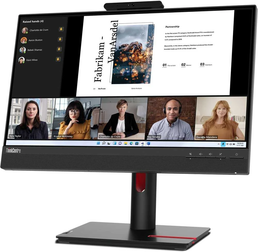 Monitorius Lenovo ThinkCentre TiO 22 Gen5 FHD IPS Touch