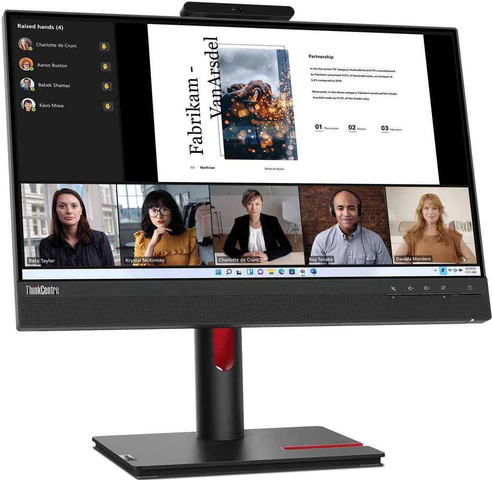 Monitorius Lenovo ThinkCentre TiO 22 Gen5 FHD IPS Touch
