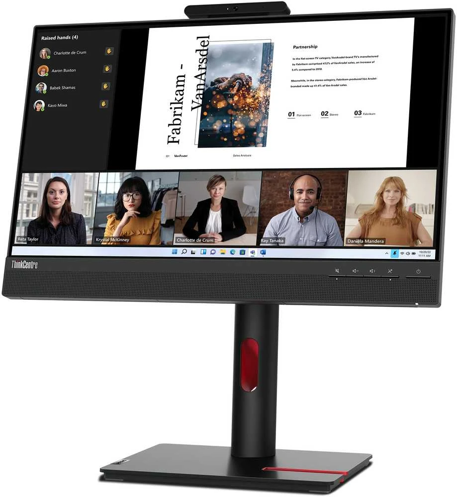 Monitorius Lenovo ThinkCentre TiO 22 Gen5 FHD IPS Touch