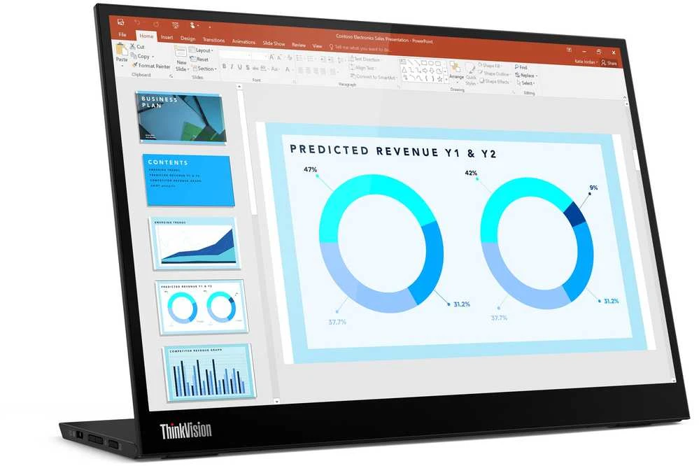 Monitorius LENOVO 14" M14D 2.2K IPS 16:10 USB-C