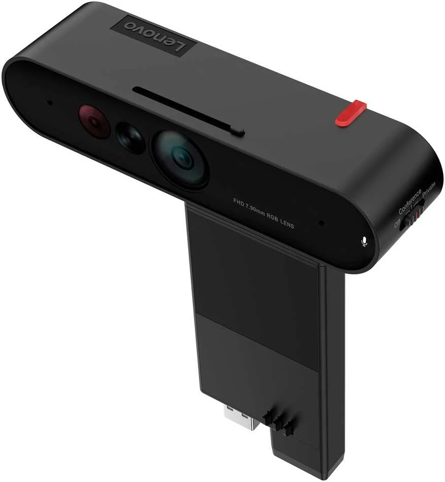 Lenovo | ThinkVision MC60 Monitorius internetinė kamera | Infraraudonųjų spindulių kamera, „Windows Hello“ palaikymas