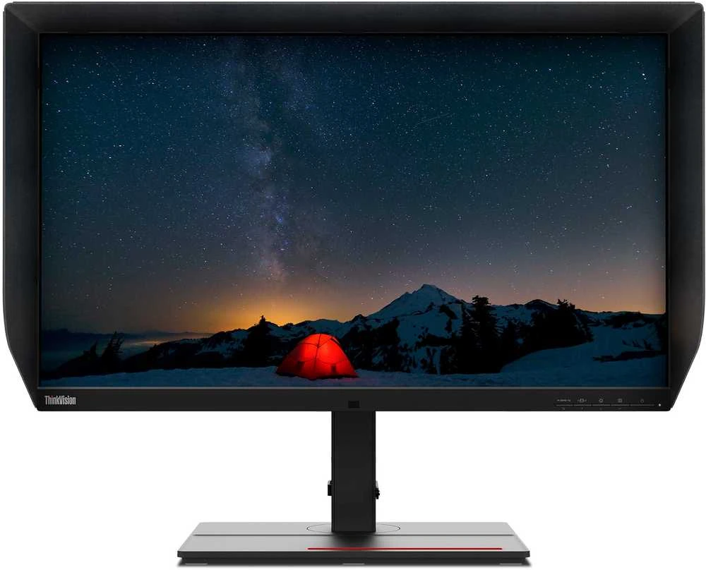 Monitorius Lenovo | ThinkVision | P27u-20 | 27 " | IPS | 4K UHD | 16:9 | 60 Hz | 4 ms | 3840 x 2160 | 450 cd/m² | HDMI jungtys quantity 2 | Raven Juodas | Garantija 36 mėn.