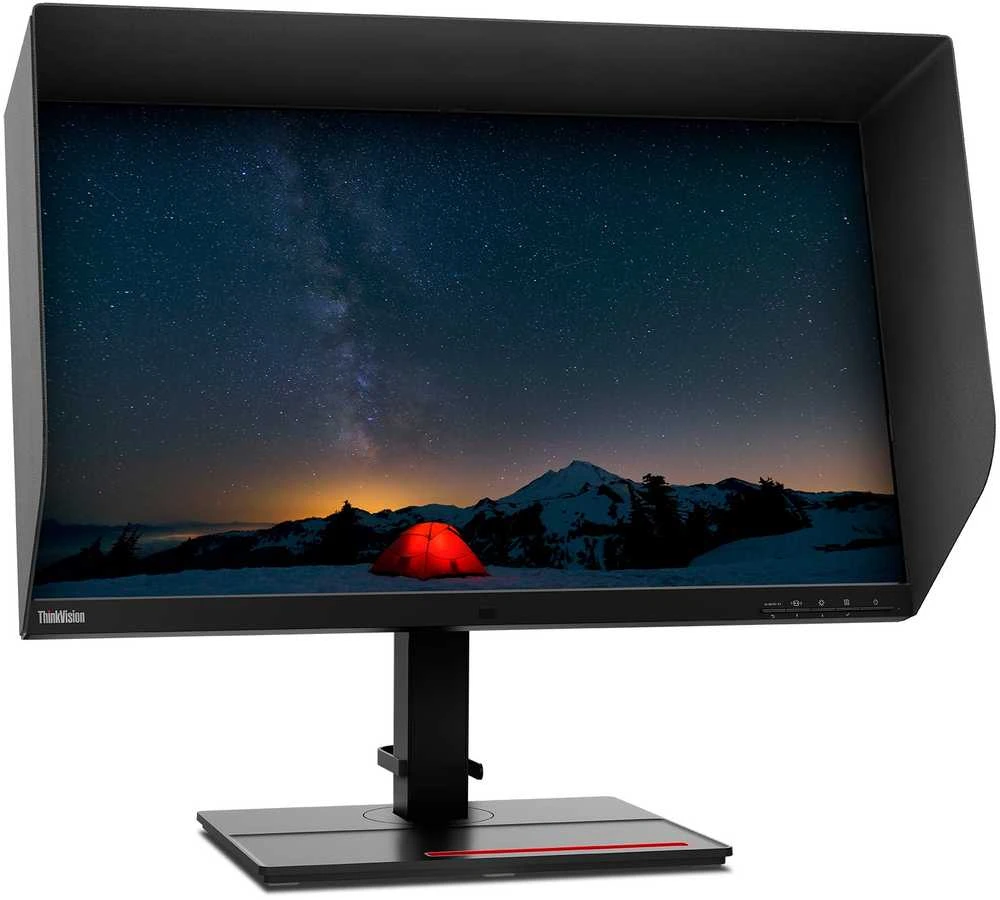 Monitorius Lenovo | ThinkVision | P27u-20 | 27 " | IPS | 4K UHD | 16:9 | 60 Hz | 4 ms | 3840 x 2160 | 450 cd/m² | HDMI jungtys quantity 2 | Raven Juodas | Garantija 36 mėn.