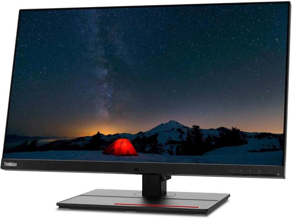 Monitorius Lenovo | ThinkVision | P27u-20 | 27 " | IPS | 4K UHD | 16:9 | 60 Hz | 4 ms | 3840 x 2160 | 450 cd/m² | HDMI jungtys quantity 2 | Raven Juodas | Garantija 36 mėn.