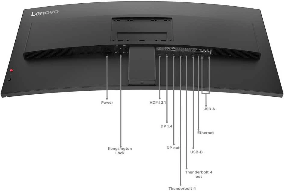 Monitorius Lenovo | ThinkVision P40WD-40 | 39.7 " | IPS | WUHD | 21:9 | 120 Hz | 4ms GtG (Extreme mode) / 6ms GtG (Typical mode) ms | 5120 x 2160 pikselių | 400 cd/m² | HDMI jungtys quantity 1 | Eclipse Juodas