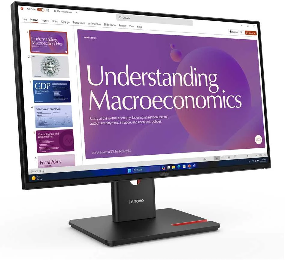 Monitorius Lenovo | ThinkVision T24D-40 | 23.8 " | IPS | 16:9 | 120 Hz | 4 ms | 1920 x 1080 pikselių | 250 cd/m² | HDMI jungtys quantity 1 | Eclipse Juodas | Garantija 36 mėn.