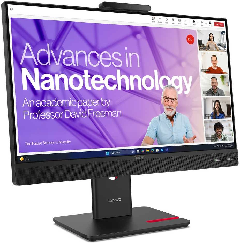 Monitorius Lenovo | ThinkVision T27QD-4v | 27 " | IPS | 16:9 | 120 Hz | 4 ms | 2560 x 1440 pikselių | 350 cd/m² | HDMI jungtys quantity 1 | Eclipse Juodas
