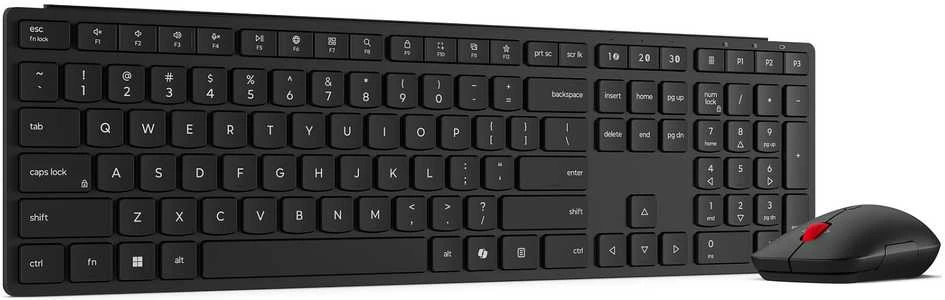 Klaviatūra ir pelė Kit Lenovo Wireless Multi-Mode Pro Combo 6000 - German