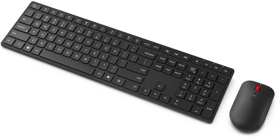 Klaviatūra ir pelė Kit Lenovo Wireless Multi-Mode Pro Combo 6000 - German