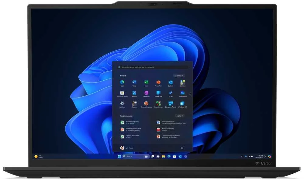 Nešiojamas kompiuteris Lenovo X1 Carbon G13 Aura Edition | 14" WUXGA | Core Ultra 5 225U | 16 GB RAM | 512 GB SSD | Windws 11 Pro