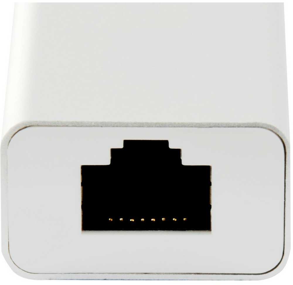 Level One Adapteris USB LevelOne 0402 V4 USB-C - RJ-45 Sidabrinė (USB-0402 V4)