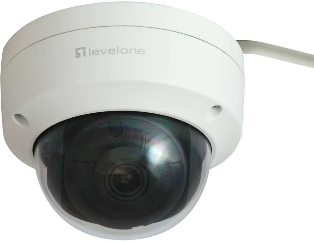 Level One Carruzzo LevelOne FCS-3403 apsaugos stebėjimo kamera Skliautas IP apsaugos kamera Vidaus ir lauko 2680 x 1520 pikseliai Lubos
