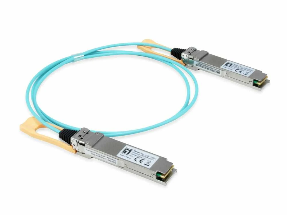 Level One LevelOne kabelis aktyvus optinis 100Gbps 4xEDR QSFP28 1m (AOC-0501)