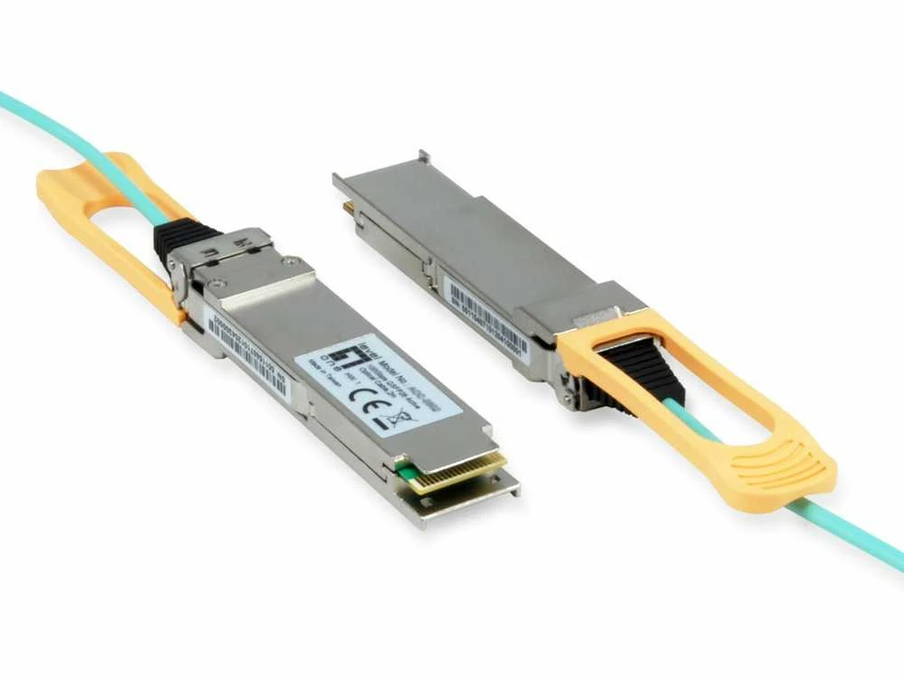 „Level One Modulis SFP LevelOne“ „LevelOne AOC-0502“ tinklo siųstuvo-imtuvo modulis Šviesolaidinis 103100 Mbit/s QSFP28 850 nm