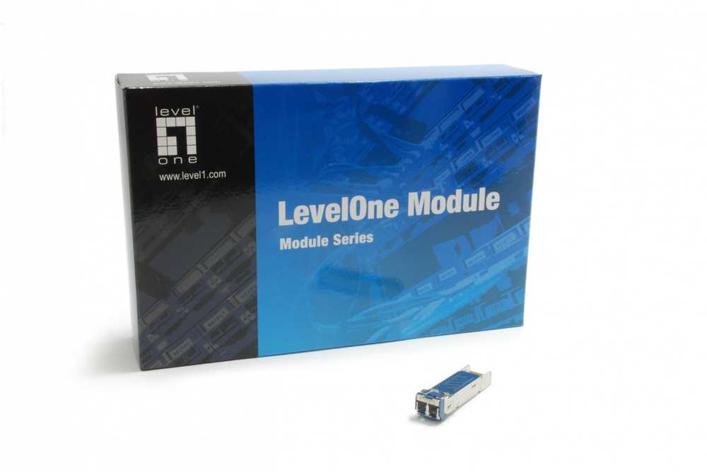 Šakotuvas Level One „LevelOne SFP“ modulis „LevelOne GVT-0301“ tinklo siųstuvo-imtuvo modulis Šviesolaidinis 1250 Mbit/s SFP 1310 nm