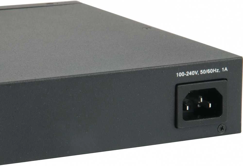 Šakotuvas Level One Carruzzo LevelOne GTL-2661 tinklo komutatorius Valdomas L2 Gigabit Ethernet (10/100/1000) Juoda