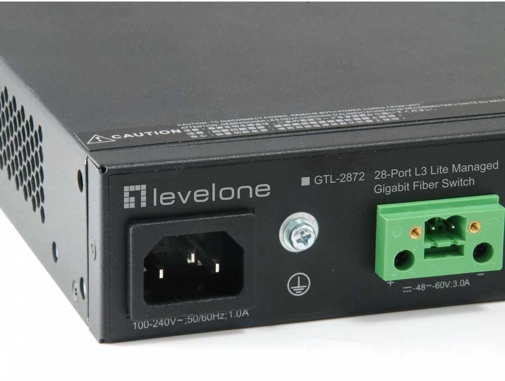 Šakotuvas Level One Pirmo lygio jungiklis LevelOne GTL-2872